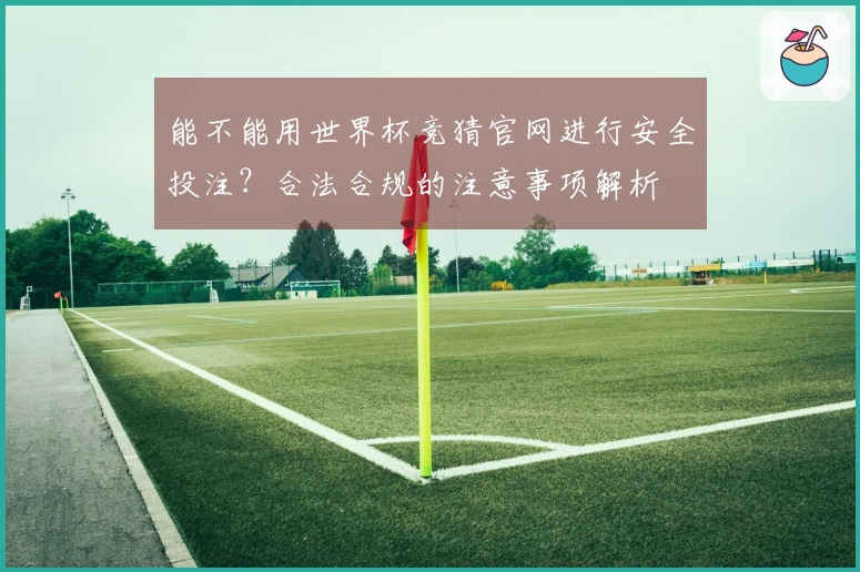 能不能用世界杯竞猜官网进行安全投注？合法合规的注意事项解析
