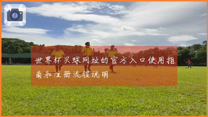 世界杯买球网址的官方入口使用指南和注册流程说明