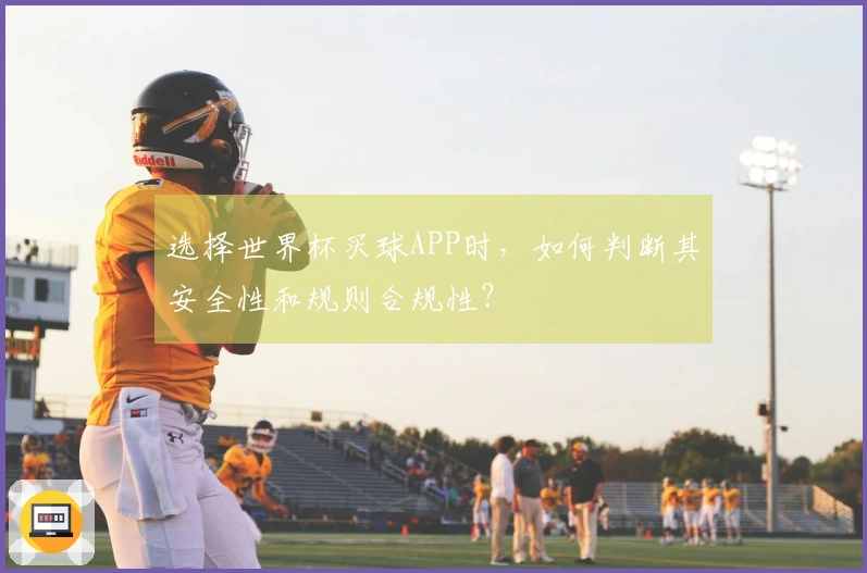 选择世界杯买球APP时，如何判断其安全性和规则合规性？