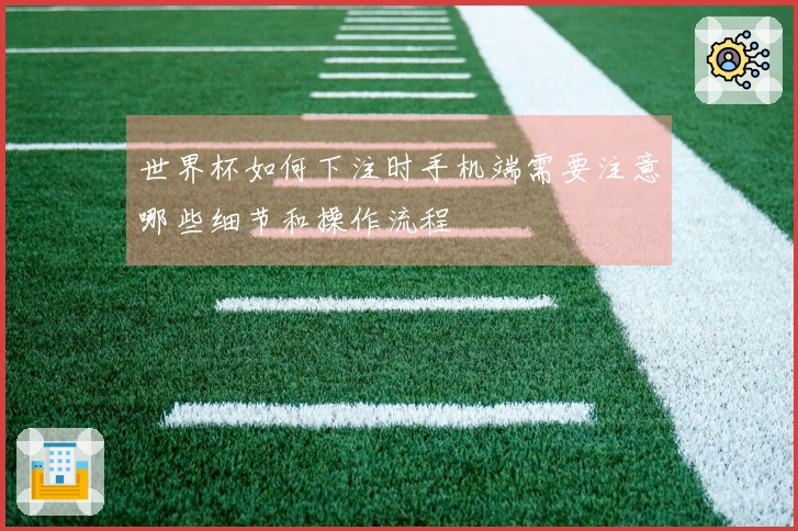 世界杯如何下注时手机端需要注意哪些细节和操作流程
